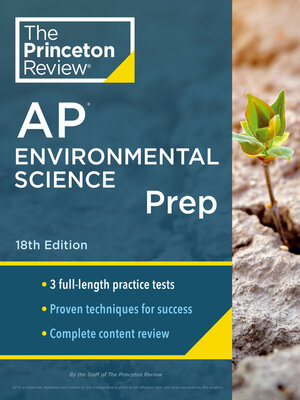 cover image of Princeton Review AP Environmental Science Prep, 1